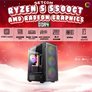 BONMECOM2 คอมประกอบ / CPU Ryzen 5 5500GT / AMD Radeon Graphics / Case เลือกแบบได้ครับ