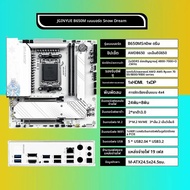 JGINYUE B650M Snow Dream AM5 DDR5 ARGB M-ATX เมนบอร์ดสําหรับเล่นเกม PCIe 4.0 × 4 M.2 สําหรับ CPU 970