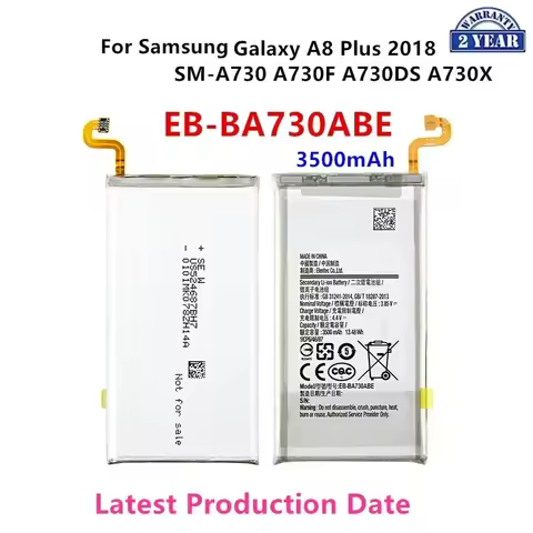 Brand New EB-BA730ABE 3500mAh Battery For Samsung Galaxy A8 Plus A8+ (2018) SM-A730 A730F A730DS A73