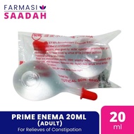 PRIME ENEMA 20ML   (ADULT)