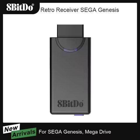 8BitDo Retro Receiver Wireless Bluetooth Adapter Dongle for The Original Sega Genesis and Mega Drive