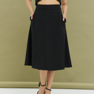 Miss office กระโปรงทรงเอบาน (MS-047)