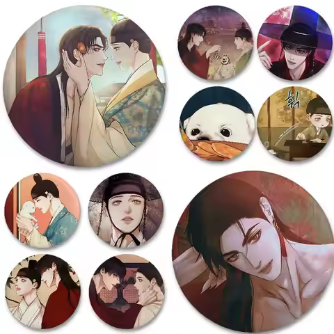 Ghost Nocturne Anime Enamel Pins Handmade Round Brooch L Killer Yagami Light Cosplay Badge Backpacks