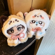 10cm -  【Kotak Kustom Pakaian Boneka 10cm - Mantel Haiwan Comel Bulu Arnab Tiruan】 |NSV4IZ5I|