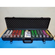 🇸🇬 [NIGHT OWL POKER] Dark Royal Flush Poker Chip Set