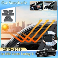 For BMW 3 Series Touring F31 2012~2019 Car Mesh Sun Shade Magnetic Sunshade Anti-UV Sun Visor Privac