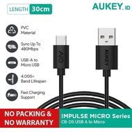 Aukey Micro Usb 30Cm - Kabel Powerbank 30Cm Aukey Micro Usb - Kabel