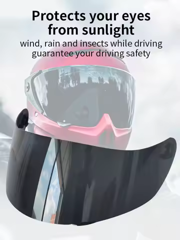 Helmet Visor Lens Anti-scratch Protection Full Face Motorcycle Helmet Visor Anti-fog Eye Caring for 