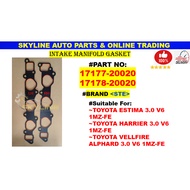 17177-20020 (LH) & 17178-20020 (RH) Intake Manifold Gasket Toyota Estima Harrier Vellfire Alphard 3.