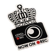 日本 DAD 汽車用車貼紙車身貼皇冠車CAM 錄影中 NOW ON REC