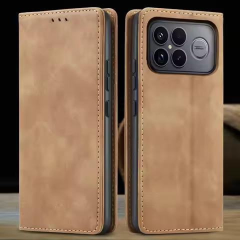 For Poco F8 Ultra F7 X7 Pro M7 4G 5G 2025 Luxury Case Magnet Card Wallet Smooth Book Funda Xiaomi Po