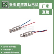 Micro DC Vibration Motor 4 * 8/612/614 Hollow Cup Vibration Motor Massager Beauty Instrument Motor