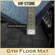 VIP [25MM LAMINATED] GYM MATS/ SMOOTH SURFACE RUBBER MATS/ LAMINATED GYM FLOOR/ HEAVY DUTY RUBBER FL