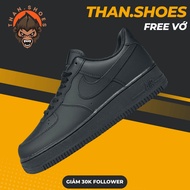 AF1 Triple Black Full Black Shoes - DinoSneaker99