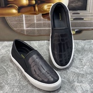 Giầy slipon xương Amiri - giày lười da hình xươg đế cao su non cao cấp mẫu hot giá sinh viên.hàng fu