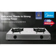 Midea Stainless Steel Gas Cooker Gas Stove Double Burner 4.7KW MGS-T211S