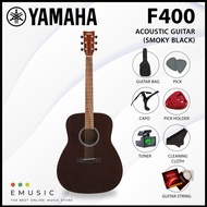 Yamaha F400 Acoustic Guitar Value Package - Smoky Black (F-400-SB)