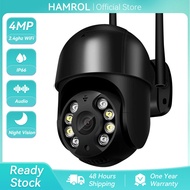Hamrol 4K 8MP Wifi IP Camera 5MP 3MP H.265 Auto Tracking 5X Zoom Wireless Outdoor PTZ Camera 1080P C