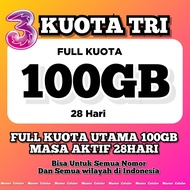 PAKET DATA KUOTA TRI 100GB FULL KUOTA UTAMA