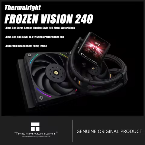 Thermalright FROZEN VISION 240 BLACK&WHITE AIO CPU Liquid Cooler Equipped TL - K12 series performanc