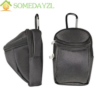 SOMEDAYMX Golf Small Waist Bag, Storage Pocket Golf Tees Holder Golf Ball Bag, Golf Container Waist Hanging with Keyring Portable Golf Pouch Ball Holder Golf Training Accessories