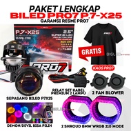 [FREE EXTRA T-SHIRT] SAVING PACKAGE Biled Projector Headlamp PRO7 PRO 7 P7X25 P.7-X25 P7-X25 P.7X25 
