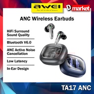 Awei TA17 ANC True Wireless Earbuds ANC Active Noise Reduction Headphone ANC Earphone ANC Earbuds Aw