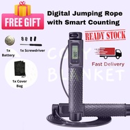 CLEARANCE 2 in 1 Dual Skipping Rope Digital Calorie Counter Jump Rope Fitness Tali Skipping Boxing T