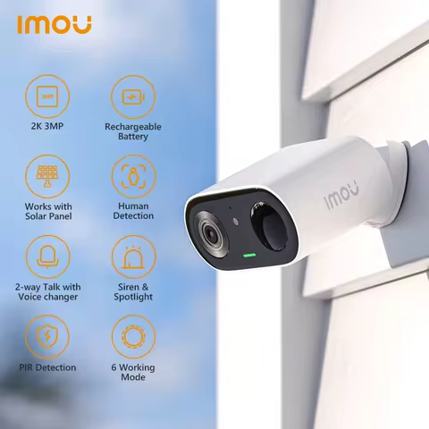 IMOU Cell Go Full Color Rechargeable Camera Wi-Fi feature Outdoor Surveillance Cameras PIR Human Det
