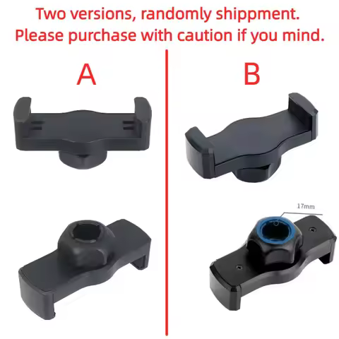 Double Pull Phone Holder Clip Mount 17mm Hole for 17mm Ball Head Adapter for 60-90mm Mobile Phone fo