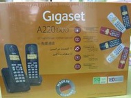 德國製造!2015年最新款~~西門子 Gigaset A220 DUO 數位雙子機無線電話~缺貨