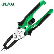 LAOA 9inch Wire Stripper Pliers Cable Cutters 1-4mm² Stripping Wood Screw M3 M4 Nail Cutting Crimping Electrician Hand Tools