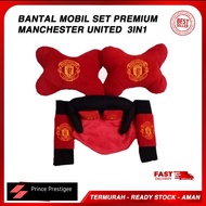 3-in-1 Car Pillow Set / Car Pillow / MANCHESTER UNITED Accessories