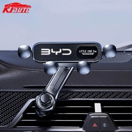 BYD Car Air Outlets Mobile Car Phone Holder car air conditioning vents 360 ° Rotation Gravity Stand 