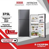 HITACHI 375L 2 DOOR INVERTER REFRIGERATOR R-V420P8M
