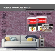 MS 126 PURPLE HOUSEGLASS • 1L Momento Set • Textured Series - Sparkle Silver • Nippon • Interior