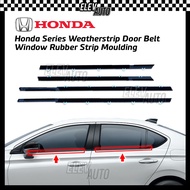HONDA Series Weatherstrip Weather Strip Door Belt Window Rubber Strip Window Moulding Belt 4pcs [ Bl