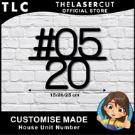 🇸🇬 Customise House Unit Number Door Sign Unit Sign Door Number House Number Door Unit Sign Signage