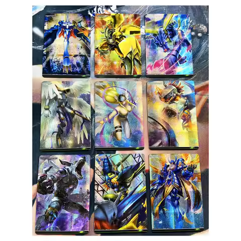 9pcs/set Digimon Digital Monster No.1 Battle Spirits Toys Hobbies Hobby Collectibles Game Collection