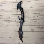 Vyse Scythe 50cm Wow Anti Wizard Elf 1: 1 Weapon Cosplay Game Role Play PU Figure Model Gun Prop Hal