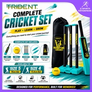 Trident Milestone Cricket Bat Official Development Set Of Malaysia Cricket Cricket Set Kriket Plasti