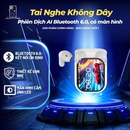 HTC NE20 Bluetooth 6.0 AI Translator Headset–Real Time Translation, LED Screen, HiFi Sound