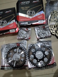GEAR GIR MLKUNL Racing ORI Depan+Belakang Set Paket SUPRA X100 ASTREA GRAND WIN 100 WIN100 C 70 700 