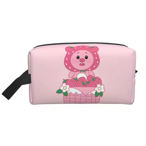 Custom Zanmang Loopy Cartoon Toiletry Bag for Women Makeup Cosmetic Organizer Lady Beauty Storage Do