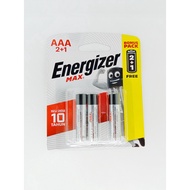 3pcs Energizer Max 1.5V LR03 Battery AAA Alkaline Battery