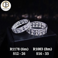 925 Silver Fortune ABACUS RINGS (Unisex ring/Couple Rings) 纯银招财算盘戒指(男女皆宜/情侣对戒) Silver Cincin lelaki 