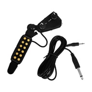 BS* Guitar Pickup 12 Hole Soundhole Transducer Amplifier with Cable 6 35mm Socket