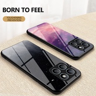 For Honor X8B Case Gradient Starry Glass Casing For Honor X8B Phone Case Back Cover