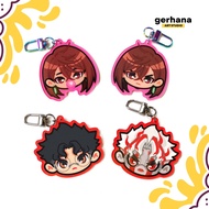Dandadan Chibi Acrylic Keychain | Ayase Momo & Okarun