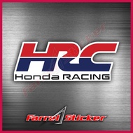 PUTIH New HRC STICKER HRC STICKER NEW LOGO PRINTCUT - 7.5cm, White